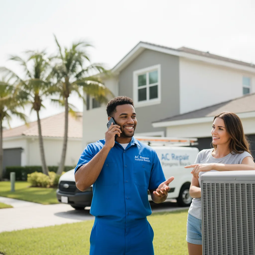 AC Repair Pompano Beach customer support in Rockaway Beach